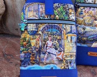 Galaxy's Edge Rey Finn & BB8 Star Wars Mini Sling Bag / Travel Bag
