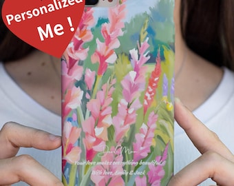 Mother&#39;s Day Gift for August Mom - Gladiolus iPhone Case - Personalized Gift for Mom - Custom Birth Flower Phone Cover