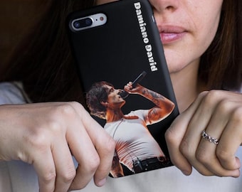 Damiano David iPhone Case | Artistic Solo Tour Fan Gift | Maneskin Frontman Phone Cover for Music Lovers | Slim Protective Case