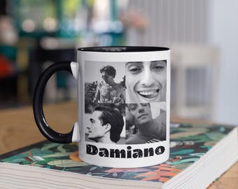 Damiano David-Tasse, Fan-Geschenk für die Solo-Tour 2025, Rockstar-Kaffeetasse für Maneskin-Fans, Unisex-Keramiktasse für den Alltag oder das Büro