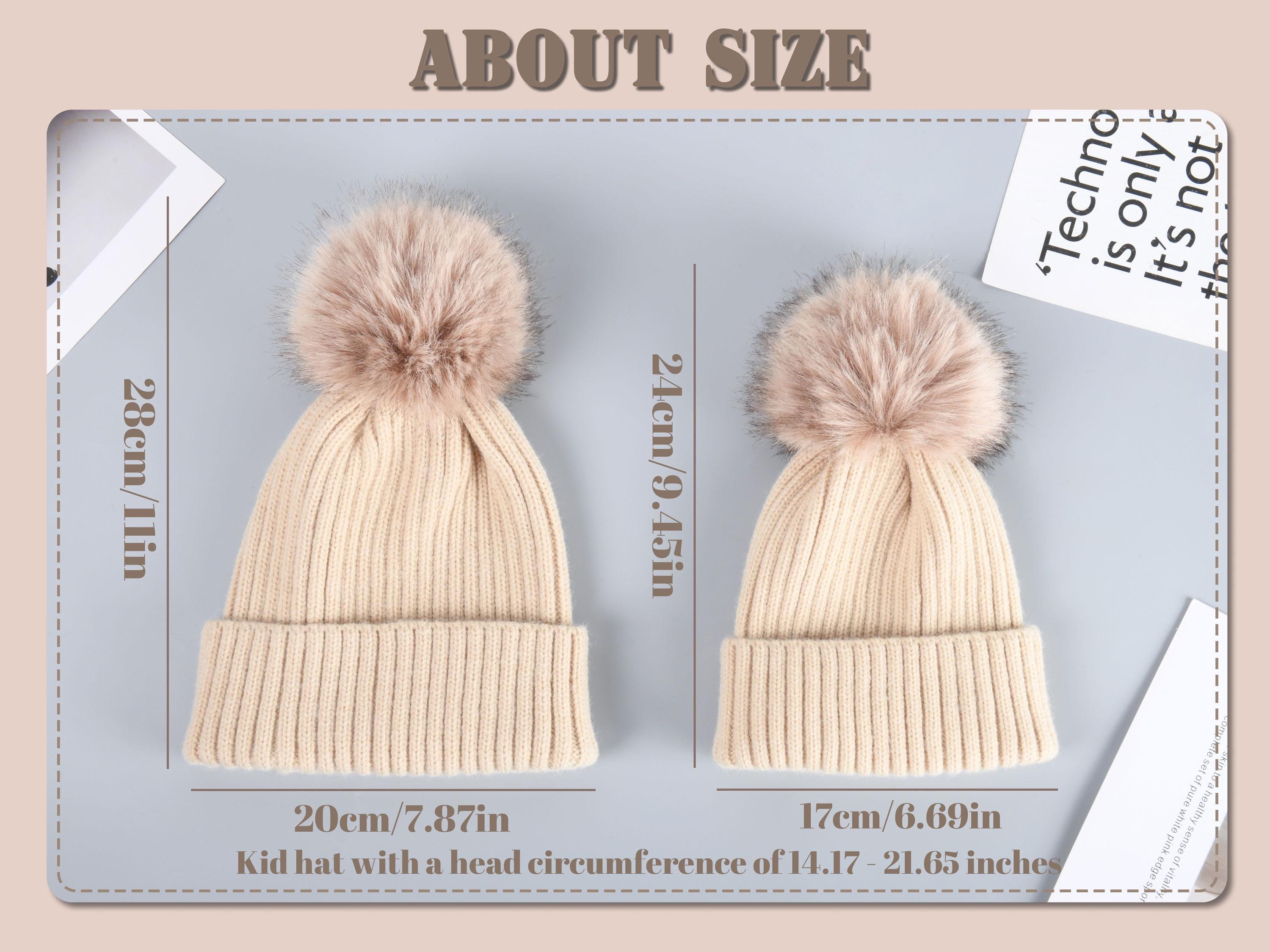 Personalized Embroidered Beanie,monogram Hat With Fur,knit Hat for the ...