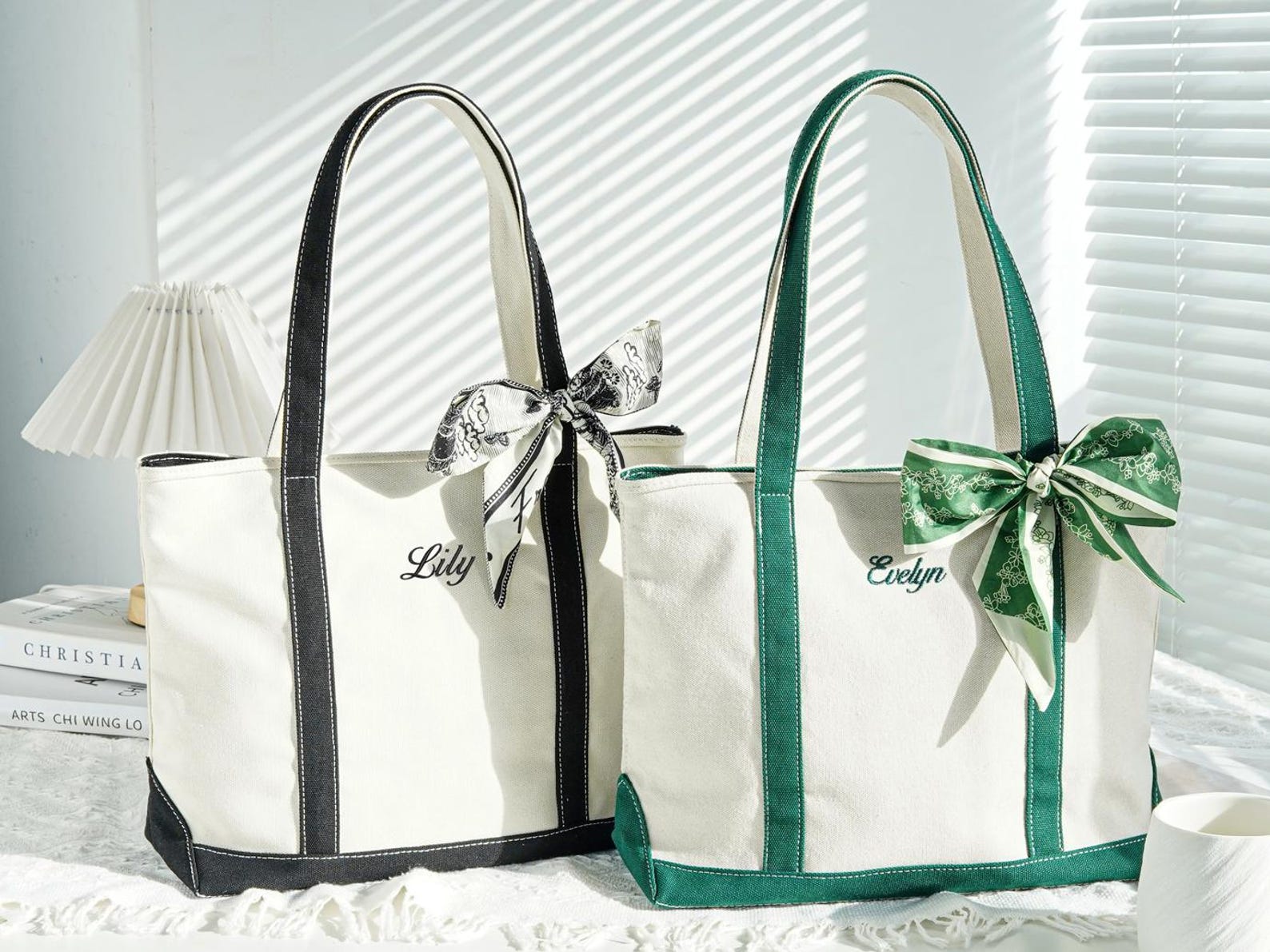 Custom Text Tote Bag,beach Tote Bags, Personalized Name Tote Bag
