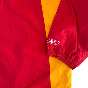 Vintage Reebok Kansas City Chiefs Windbreaker Jacket Full Zip Men's XL Excellent image 8