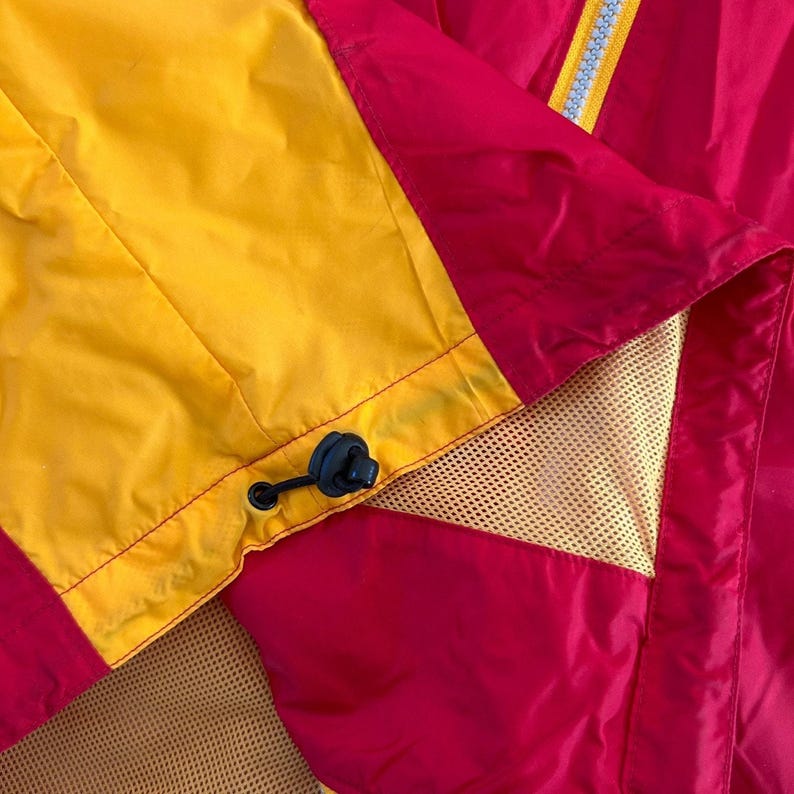 Vintage Reebok Kansas City Chiefs Windbreaker Jacket Full Zip Men's XL Excellent image 5