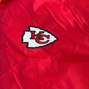 Vintage Reebok Kansas City Chiefs Windbreaker Jacket Full Zip Men's XL Excellent image 11
