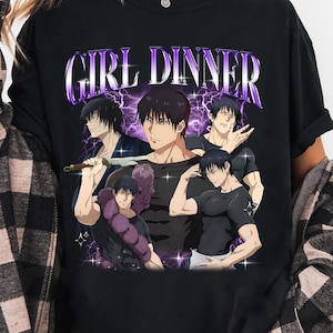Chemise Toji Fushiguro, chemise Jujutsu Kaisen, chemise anime, cadeau pour lui, cadeau pour elle, chemise fille