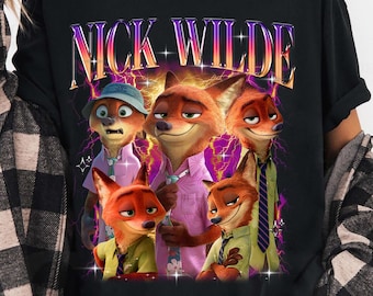 Disney Zootopia Nick Wilde T-shirt, shirt voor familie-uitje