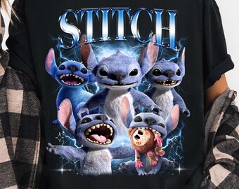 Stitch-shirt, Disney Lilo And Stitch-shirt, Lilo & Stitch Movie 2025, Disney-verjaardagscadeaus, Disney Squad, T-shirt uniseks