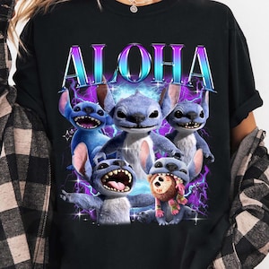 Stitch Aloha Shirt, Disney Lilo And Stitch Shirt, Lilo & Stitch Movie 2025, Disneyland Trip Tee, Unisex TShirt