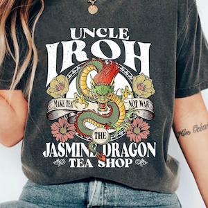 Profilbild Der letzte Luftbändiger Bella Canvas Shirt, Jasmin Dragon Teehaus Shirt, Onkel Iroh Shirt