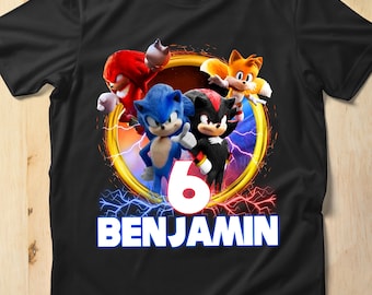 Sonic Geburtstag Shirt: Igel T-Shirt