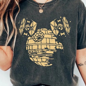 Mickey Death Star Shirt, Star Wars Tee, Death Star Tee, Disney World Shirt, Star Wars Vintage shirt, Star Wars Gift, Disney Man Shirt