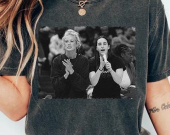 Vintage Sophie Cunningham x Caitlin Clark Shirt: 90s Basketball Fan Tee