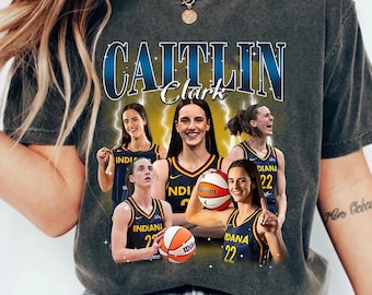 Caitlin Clark Shirt, Women&#39;s Basketball Star Tee, Caitlin Clark 22 Shirt, Unisex Heavy Cotton Tee, Sport Tee Fan