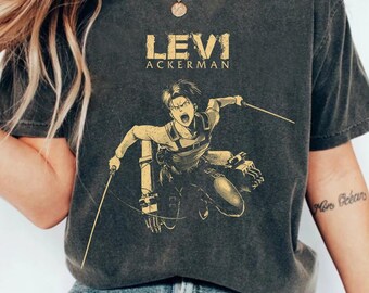 Levi Ackerman Shirt, Attack On Titan Unisex Tee, Anime Manga Sweatshirt