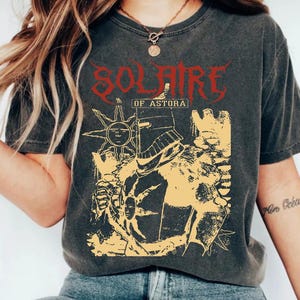 Solaire Dark Souls Vintage Wash Shirt - Praise the Sun
