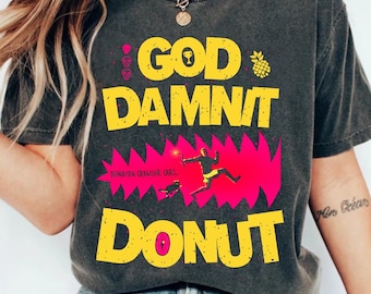 Dungeon Crawler Carl Shirt, Goddamnit Donut Vintage Shirt: Sci-Fi Book Lover Tee, Unisex TShirt