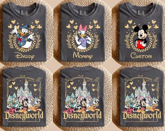 Custom Disneyworld Family Shirt, Mickey and Friends, Disney Vacation Tee