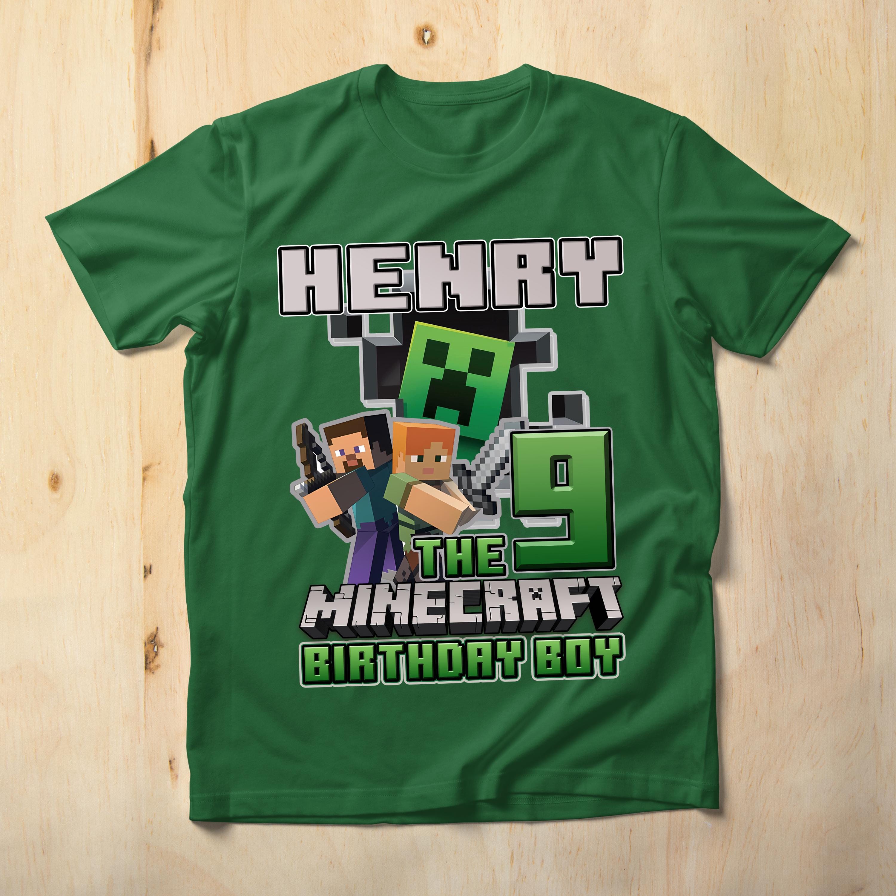 Minecrafter birthday shirt Italia