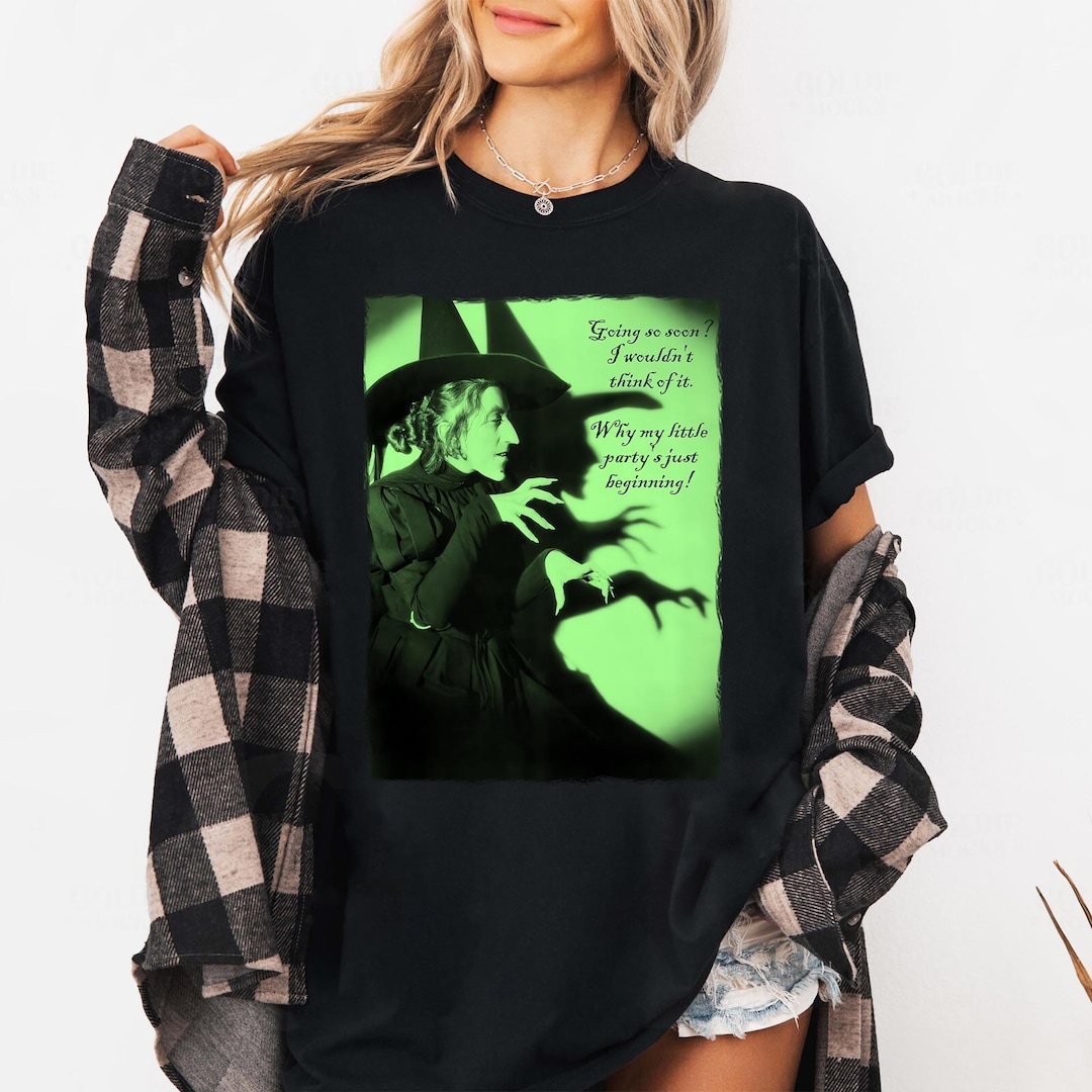 Vintage Wicked Witch Halloween T-shirt: Retro Oz Wizard Tee - Etsy
