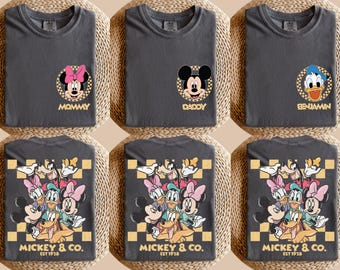 Custom Mickey and Friends Retro 1928 Disney Trip Shirt