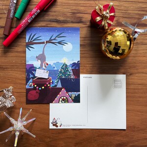 Possum der Briefträger | Tier Briefträger | Australische Tiere Postkarte | Weihnachts Postkarte | DIN A6