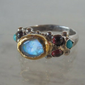 Moonstone Engagement Ring - Etsy