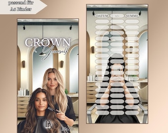 Crown Yourself – A6 Filing Challenge Set | Dashboard & Savings Challenge | Glossy Laminated | 350g Print Quality