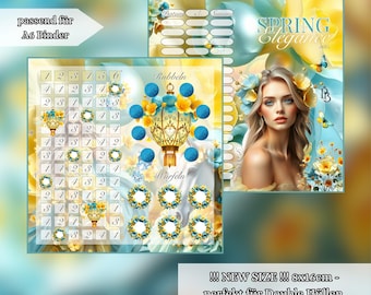 Spring Elegance – A6 2-pack folding card | 300g printing quality