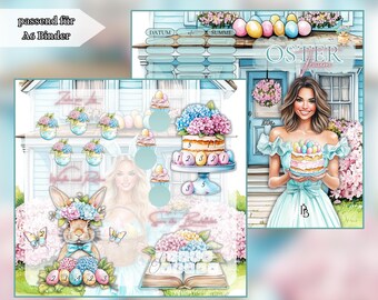 Easter Dream – A6 2-pack folding card | 300g printing quality
