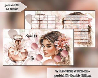Perfume Saver | A6 Savings Challenge | A6 Format | 300g Printer-quality Paper