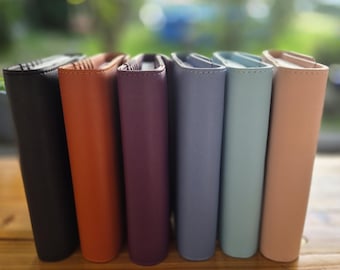 A6 Envelope Binder with Gold Hardware | Practical Zippered Pocket | Budget Binder (Minor cosmetic flaws, 100% functional)