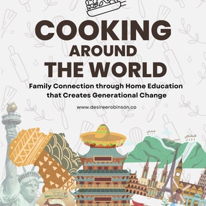 Cooking Around the World Unit Study| Preschool Curriculum, Kindergarten Curriculum, Homeschool ideas, Cooking with kids cookbook recipes