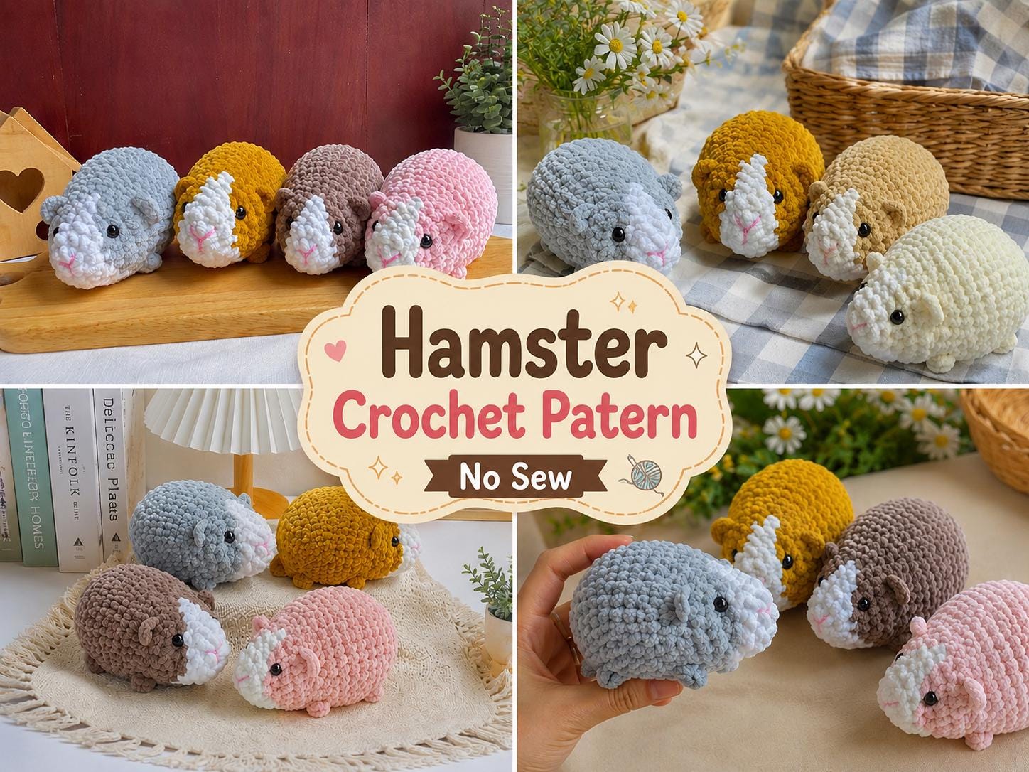 かぎ針編みのハムスター - Etsy 日本