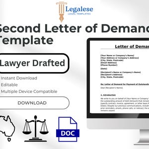 Segunda carta de demanda - Carta de demanda, Modelo de carta de demanda, Carta de demanda, Liquidación de deuda