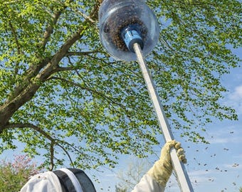 Bee Swarm Catcher Adapter: 5 Gallon Bottle to Extension Pole Connector