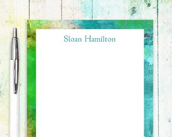 personalized notePAD - ABSTRACT ART 3 - stationery - stationary - letter writing paper