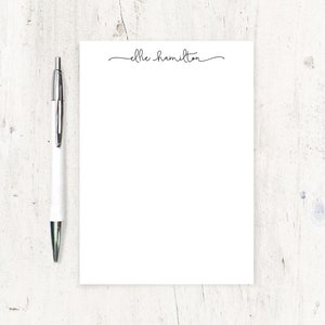 personalized notePAD - PERFECTLY CHARMING - feminine stationery letter writing paper girl stationary - 50 sheet pad