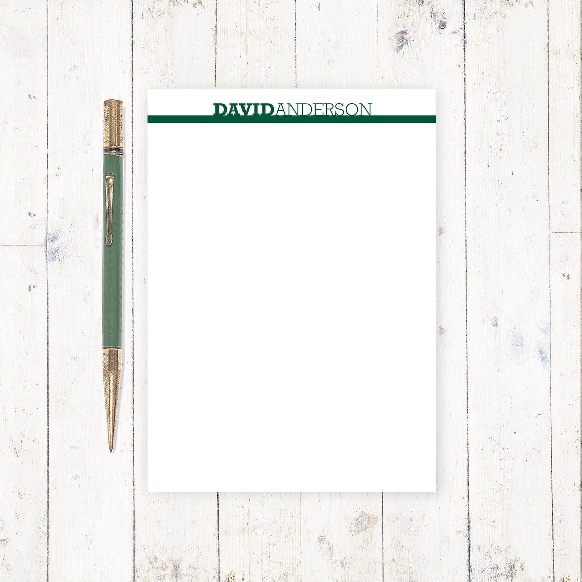 Personalized Notepad BOLD NOT BOLD Name Stationery Etsy