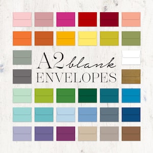 A2 BLANK ENVELOPES - pack of 10