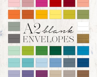 A2 BLANK ENVELOPES - pack of 10