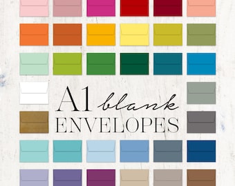 A1 BLANK ENVELOPES for notepad paper - A1 envelope size - pack of 10