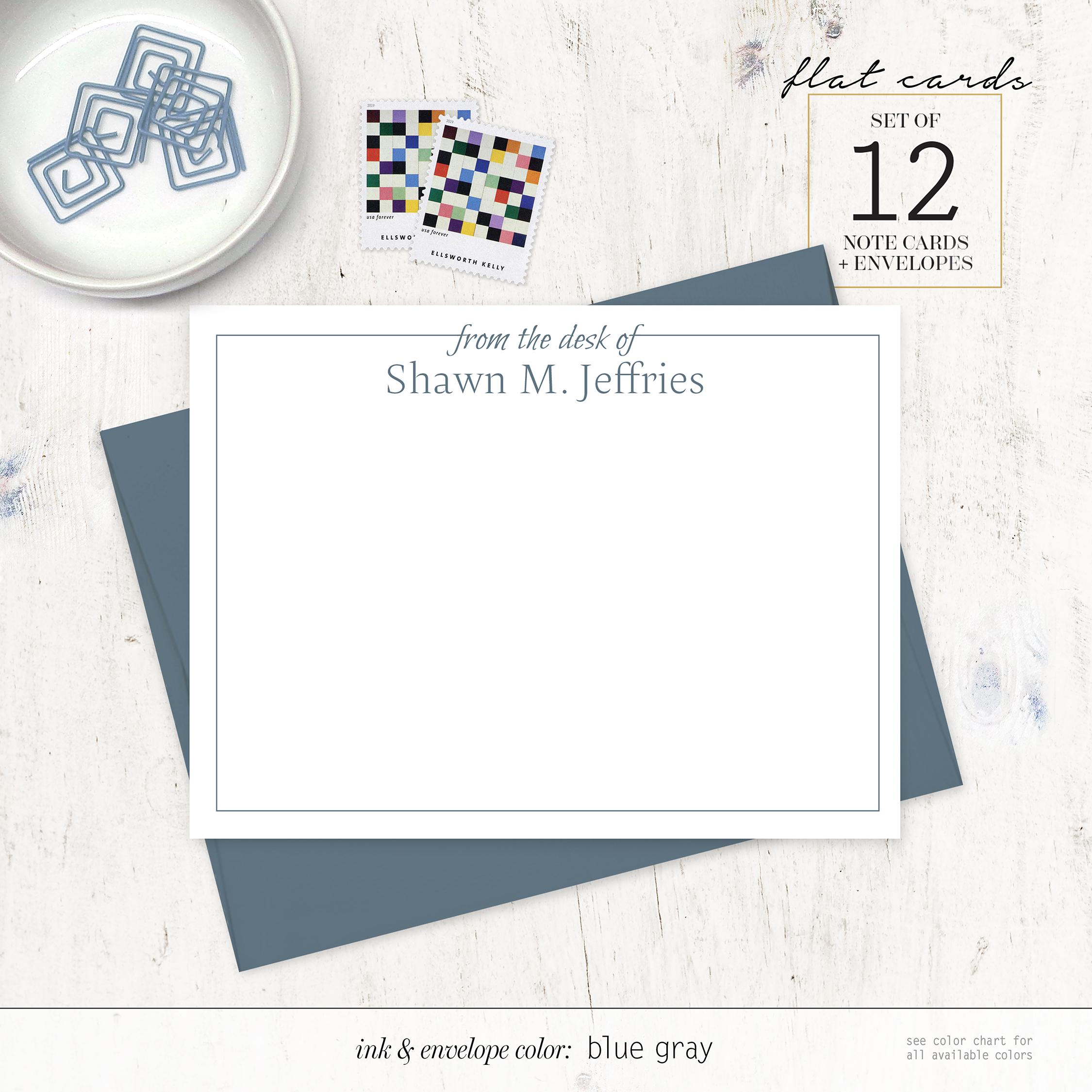 Personalized Note Card Set - SIMPLY PRACTICAL From the Desk of ...