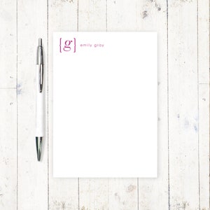 personalized notePAD  YOUR name your INITIAL MONOGRAM  image 1