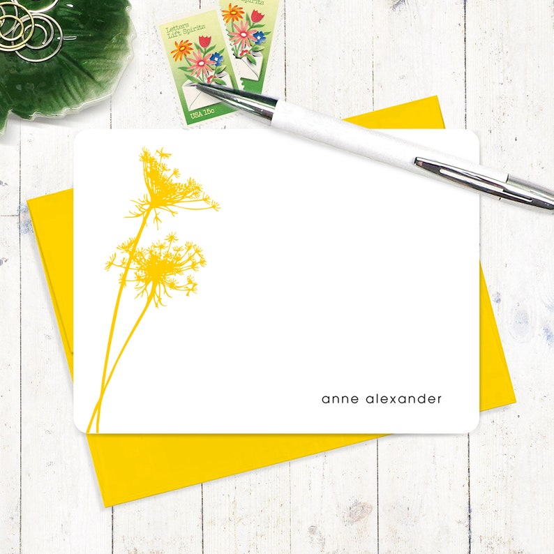 Black Lace Notecards Personalized Black Lace Notecards Personalized