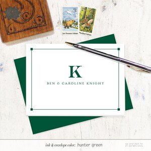 Personalized Note Card Stationery Set - PROFESSIONAL MONOGRAM ...