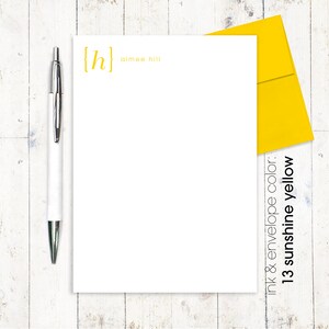 personalized notePAD  YOUR name your INITIAL MONOGRAM  image 4