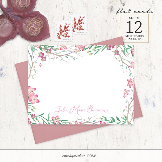 May Flowers | Tiny Notes with Envelopes | Set of 12 May Flowers | Tiny Notes with Envelopes | Set of 12