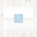 personalized return address LABEL - SIMPLY CLASSIC monogram - square label - monogrammed - free shipping to U.S. - set of 48 labels 