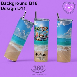 Personalized Cruise Vacation Name Tumbler Cup Customized Drinking Cups Graduation Birthday Gift Girls Trip Vacation Bachelorette Party Favor image 12